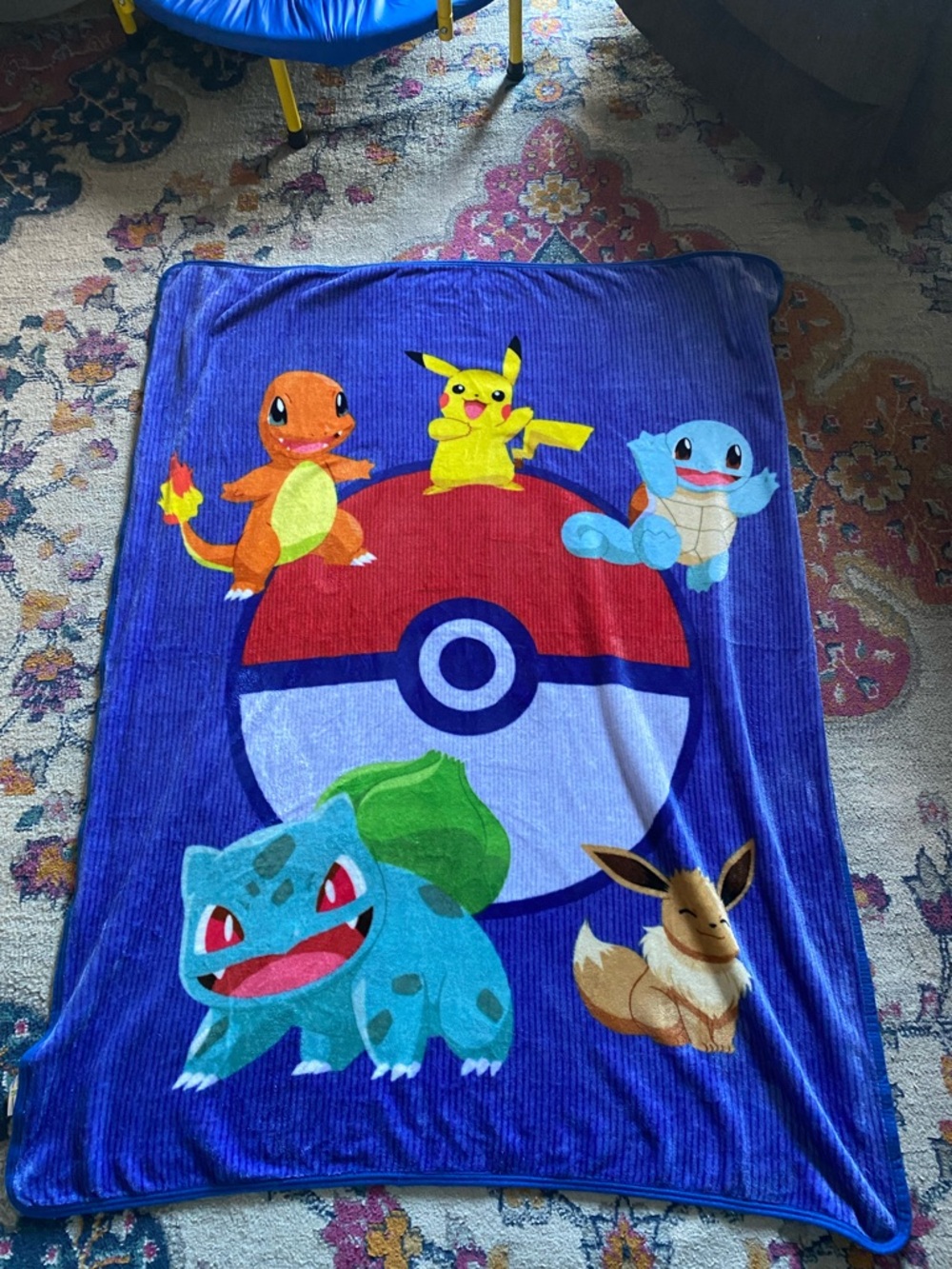 Pokémon Kids Blue Soft Throw Blanket